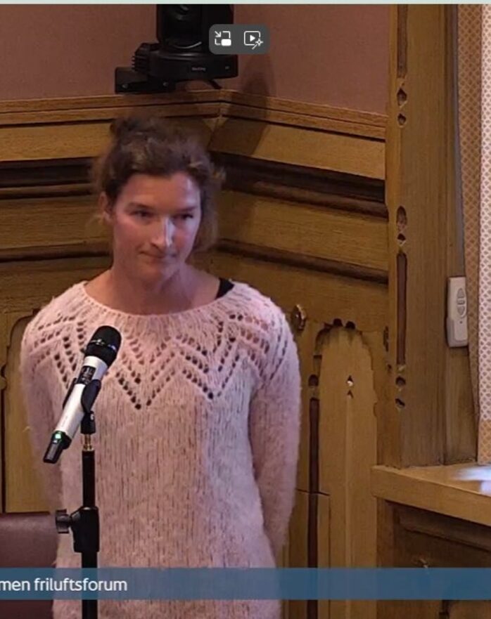 Bilde: Presentasjon i Hovedutvalgsmøte
